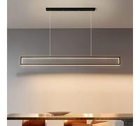 Lámpara de Techo LED Moderna con Plumas Blancas para Comedor, Sala de Estar, habitación de niñas, 3 Luces, lámpara Colgante Grande de Plumas de Avestruz, 80 x 80 x 48 cm (Negro, 120 x 120 cm [47