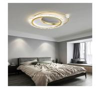 Lámpara de Techo Led Moderna, Lámpara de Araña de Lujo para Sala de Estar, Comedor, Dormitorio, Cocina, Lámpara de Decoración Del Hogar Regulable, Lámparas de Araña Led, Bianco/Oro
