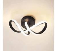 Lámpara De Techo Led Moderna, Luz De Techo De Pasillo Pequeña Blanca Fría De 6000 K, Luces Cerca De Techo Para Pasillo, Dormitorio, Baño, Entrada, Balcón, Escalera, Lámpara De Techo De Diseño Curvo