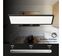Lámpara de techo LED panel ultraplano regulable retroiluminación CCT RGB...