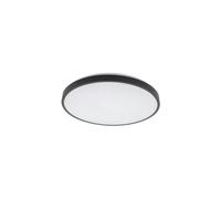 Lámpara De Techo LED Para Baño IP44 Metal 4000 K Ø38.5 Cm Lámpara De Techo Negra