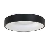 Lámpara De Techo LED Redondo Negro Blanco dormitorio 40W Ø48 CM Deckenleuchte