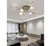 Lámpara de techo LED regulable, lámpara de techo para sala de estar, luces colgantes modernas regulables, lámpara colgante con control remoto, lámparas para sala de estar, cocina, dormitorio,