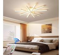 Lámpara de Techo LED Regulable, Moderna, de Metal, con Forma de Fuegos Artificiales, Elegante, para salón, Gran luminaria, araña Lineal Irregular, Adecuada para Restaurante, Hotel o cafeterí