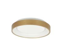 Lámpara De Techo LED Salón en Dorado Blanco Ø28 CM 2700K Deckenleuchte Wohnlich