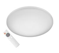 Lámpara de techo LED SILMA 40cm con mando a distancia regulable / color de la luz / luz nocturna