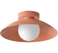 Lámpara de Techo LED Tipo araña, Moderna, Color Crema, Base E27/E26, Montaje semiempotrado, Pantalla de Hierro, Ideal para la decoración de pasillos, porches, Balcones y aseos.