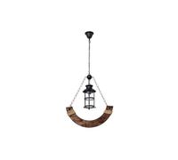 Lampara de techo madera color marron serie cortijo 54cm