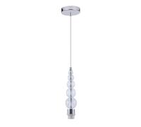 Lampara de techo metacrilato color cromo serie versalles 13cm