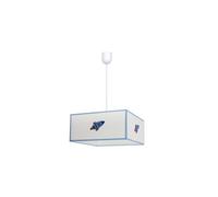 Lampara de techo metal color azul serie cohete 35cm