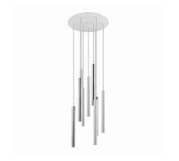 Lampara de techo metal color cromo serie 0cm