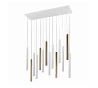 Lampara de techo metal color dorado serie 82cm