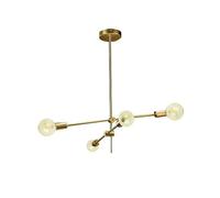 Lampara de techo metal color dorado serie jerusalen 71cm