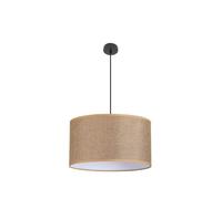 Abrila colgante con pantalla modelo jin marron de 60 cm