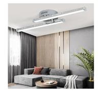 Lámpara de Techo, Modern Design LED Ceiling Lamp for Living Room Dining Kitchen Bedroom Mounted Acrylic Chandeliers Luminaire(2 Line Ceiling Lamp,Warm)