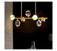 Lámpara de Techo, Modern Dine Dining Room Pendant Lights Indoor Lighting Ceiling Lamp Hanging Light led Chandeliers for Living lightin(7 Heads Gold,Remote)