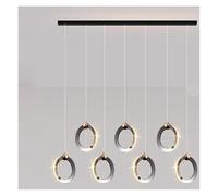 Lámpara de Techo, Modern Dine Dining Room Pendant Lights Indoor Lighting Ceiling Lamp Hanging Light led Chandeliers for Living lightin(7 Heads,Cold)