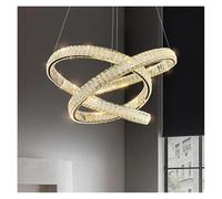Lámpara de Techo, Modern Dine Dining Room Pendant Lights Indoor Lighting Ceiling Lamp Hanging Light led Chandeliers for Living lightin(B Gold 60cm,Remote)