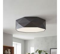 Lámpara De Techo Moderna Atemporal Gris 4x E27 Dormitorio