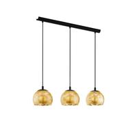 Lámpara De Techo Moderna Diseño Oro 3 Luces GL0574