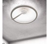 Lámpara de Techo Moderna LED Duradera Lámpara Colgante de Metal acrílico contemporáneo Techo Blanco Redondo 41 cm-luz Blanca