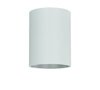 Lámpara De Techo Moderna Versátil Redonda Blanca Plateada EYE
