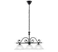 Lámpara de techo murcia 3 luces e27 0 cm blanca