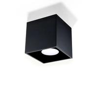 Lámpara de techo negra Quad 1