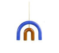 Lámpara de Techo, Nordic Modern U Shaped Rainbow Pendant Lamp Creative LED Light for Master Bedroom Living Room Children's Home Minimalist Fixture(Cold,D-2)
