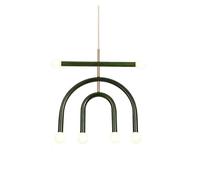 Lámpara de Techo, Nordic Modern U Shaped Rainbow Pendant Lamp Creative LED Light for Master Bedroom Living Room Children's Home Minimalist Fixture(Natural,E-2)