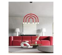 Lámpara de Techo, Nordic Modern U Shaped Rainbow Pendant Lamp Creative LED Light for Master Bedroom Living Room Children's Home Minimalist Fixture(Cold,G-6)