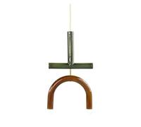 Lámpara de Techo, Nordic Modern U Shaped Rainbow Pendant Lamp Creative LED Light for Master Bedroom Living Room Children's Home Minimalist Fixture(Warm,C)