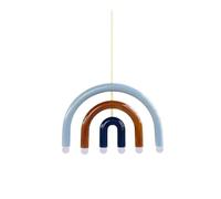 Lámpara de Techo, Nordic Modern U Shaped Rainbow Pendant Lamp Creative LED Light for Master Bedroom Living Room Children's Home Minimalist Fixture(Cold,G-7)
