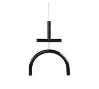 Lámpara de Techo, Nordic Modern U Shaped Rainbow Pendant Lamp Creative LED Light for Master Bedroom Living Room Children's Home Minimalist Fixture(Natural,B)