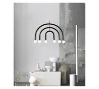Lámpara de Techo, Nordic Modern U Shaped Rainbow Pendant Lamp Creative LED Light for Master Bedroom Living Room Children's Home Minimalist Fixture(Cold,G-4)