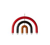 Lámpara de Techo, Nordic Modern U Shaped Rainbow Pendant Lamp Creative LED Light for Master Bedroom Living Room Children's Home Minimalist Fixture(Natural,G-5)