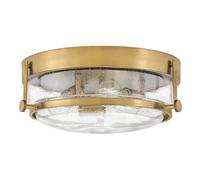 Elstead Lighting Harper plafón 3x60 W latón-transparente HK-HARPER-F-HB-CS