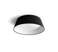 PLAFÓN INTERIOR DE LED 14W 1100lm 3000K MOD. DAWN LUZ CALIDA. COLOR NEGRO Ø34x12cm PHILIPS