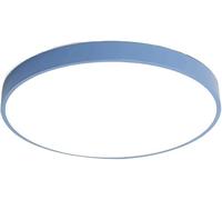 Lámpara de techo redonda de hierro moderna ultradelgada - Luz LED de bajo consumo 6000 K blanco brillante - Iluminación colgante decorativa para el hogar y el estudio - Accesorio elegante LWX