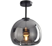 Lámpara de techo retro de cristal de cobre, moderna lámpara de araña minimalista para dormitorio, cocina, pasillo, sala de estar, lámpara de techo de lujo de estilo nórdico