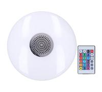 Lámpara De Techo RGB ,Luz De Techo LED De Montaje Empotrado De 24 W ,Lámpara De Música Que Cambia De Color RGB ,Con Altavoz De Música Inteligente Con Control Remoto ,Para Dormitorios ,Salas De Estar ,