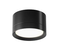 Lámpara de Techo Salón Redondo Aluminio Negro Cocina Ø8 , 5CM GX53 Adorno Luz