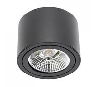 Lámpara de techo Spectrum Chloe AR111 Negra Redonda GU10 50W Regulable