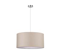 Colgante con pantalla en beis modelo chanza fabrilamp