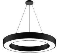 Lámpara de Techo Tipo Araña, Lámpara de Techo Circular Led Colgante, Moderna, Tipo Anillo, para Tiendas, Vestíbulos, Gimnasios Y Más./Luz Cálida 3000K/60 cm