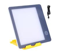 Lámpara de terapia de 5 V, brillo, luces tristes ultrafinas ajustables, lámpara de luz diurna con cable USB y soporte para eliminar el mal humor
