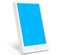 Lámpara de terapia de luz, SMY Iluminación de luz azul y luz LED azul ajustable, Tablet One Touch con temporizador, 100% libre de rayos UV
