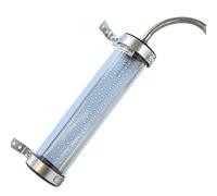 Lámpara de trabajo for máquina herramienta, luz de torno CNC, aleación de aluminio, IP67, impermeable, a prueba de aceite, 220 V, 24 V, 20 W, cilíndrica de vidrio(13W 310mm,110v 230VAC)