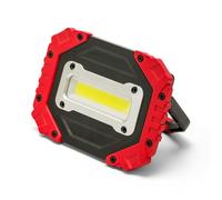 Lámpara de trabajo LED COB Velamp Odyssey de 10 W - 900 lúmenes - luz portátil con 4 pilas AA, 3 modos de iluminación, soporte ajustable a 180°