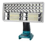 Lámpara de Trabajo LED sin Cuerda hippoke lámpara portátil de construcción al Aire Libre con Puerto de Carga USB,Linterna 9in 4200ml Compatible con makita 18v la batería de Litio bl1860b bl1850b